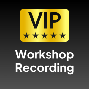 Recording of workshop (can be purchased only with Live)