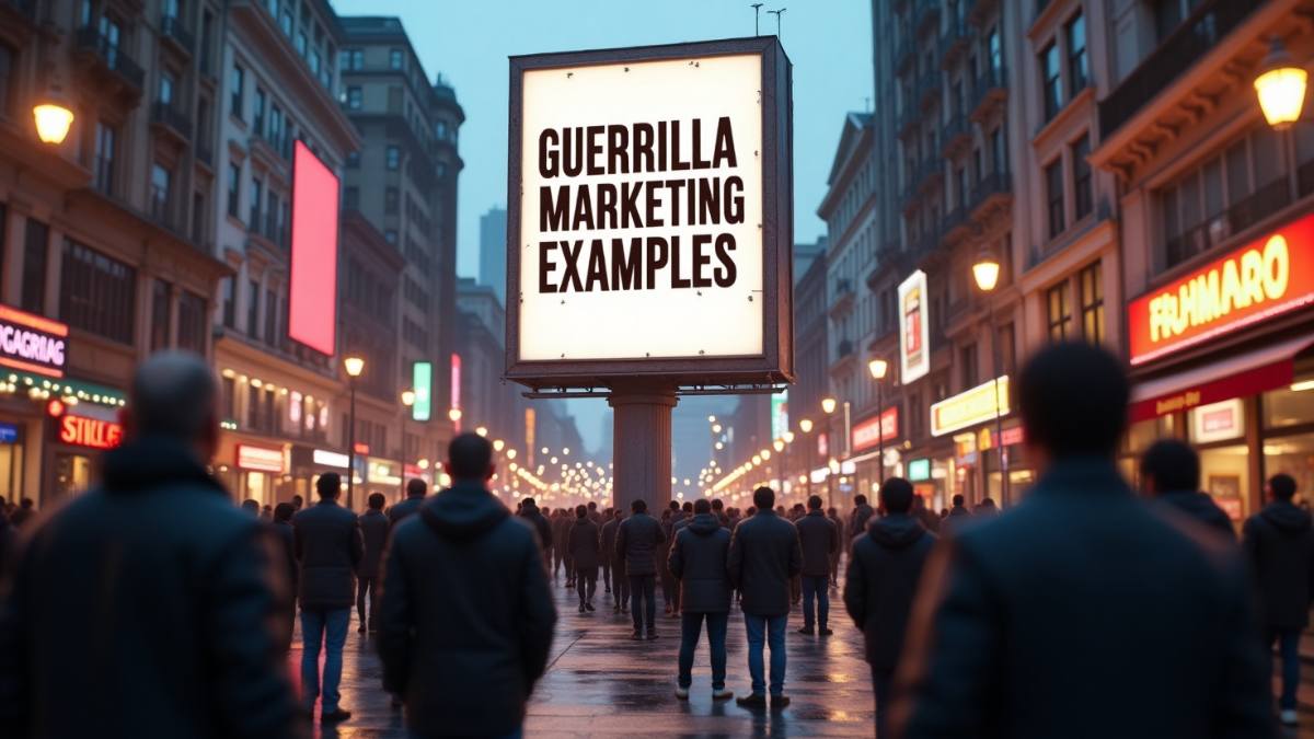 Guerrilla Marketing: Examples & Types of Guerrilla Marketing 1 Guerrilla Marketing examples